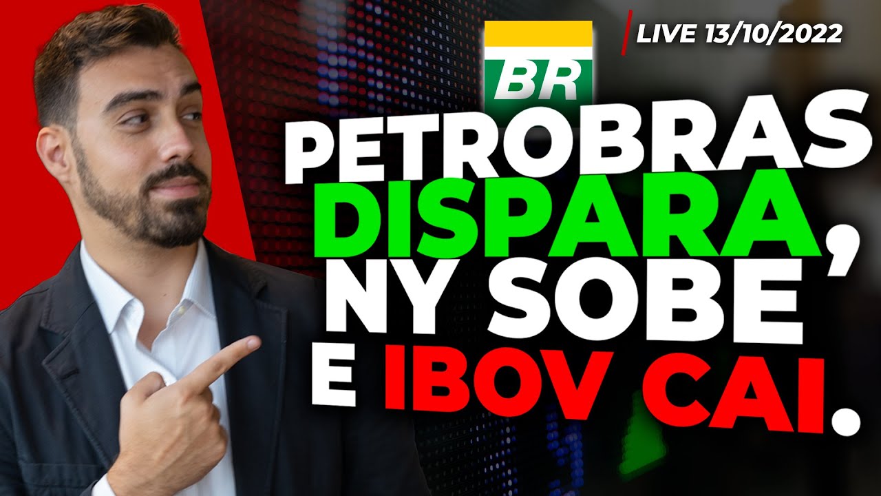 PETROBRAS (PETR4) SOBE COM PETRÓLEO | Inflação assusta, mas bolsas de NY sobem | Ibovespa cai