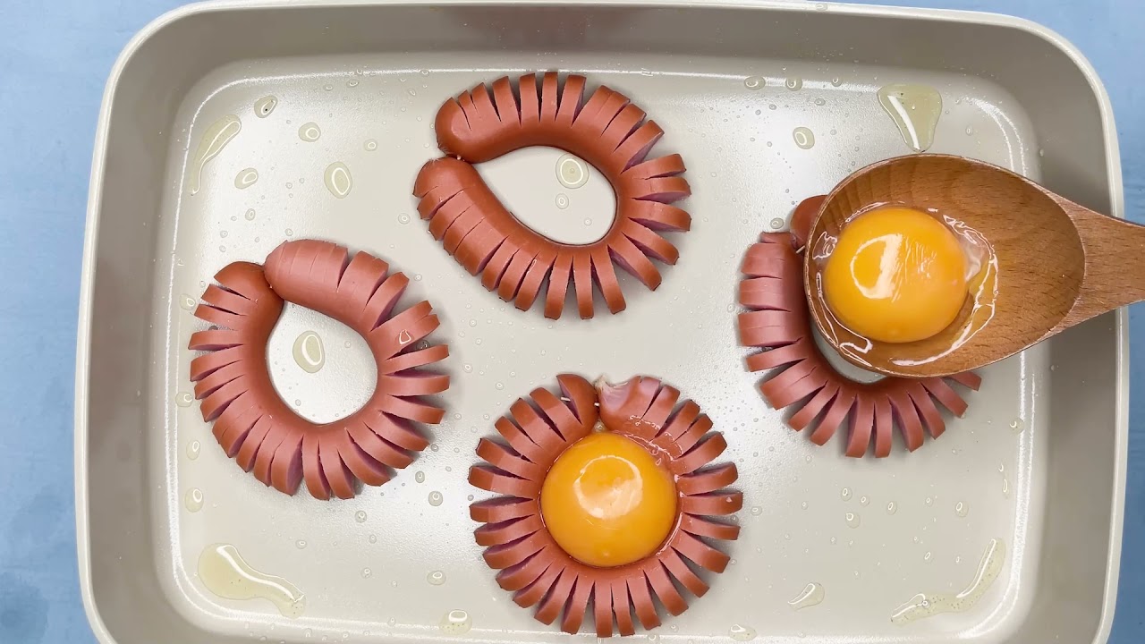 Eier und Wurst! Mit nur 5 Minuten für ein leckeres Frühstück