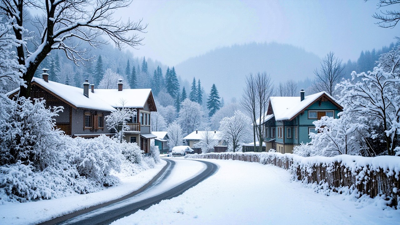 Soothing winter music ❄️ Relaxing music helps calm the mind, reduce stress and anxiety.
