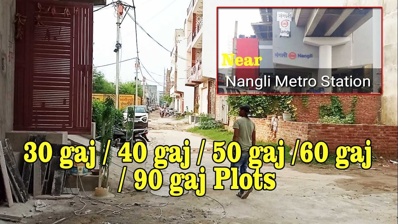 30,40,60,90 gaj Plot In Ranaji Enclave Najafgarh Delhi | Near Nagli Metro station 🚉 #plotindelhi