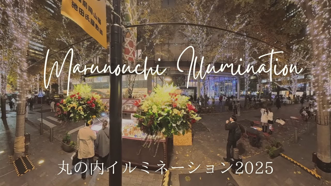 Marunouchi Illumination 2025 #japan #tokyo #illustration #丸の内 #イルミネーション #夜景 #東京駅 #nightview 