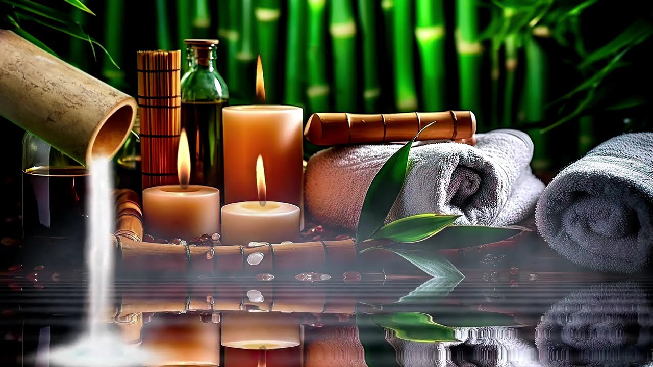 Bamboo Fountain Ambience – Soothing Nature Sounds for Sleep & Focus
