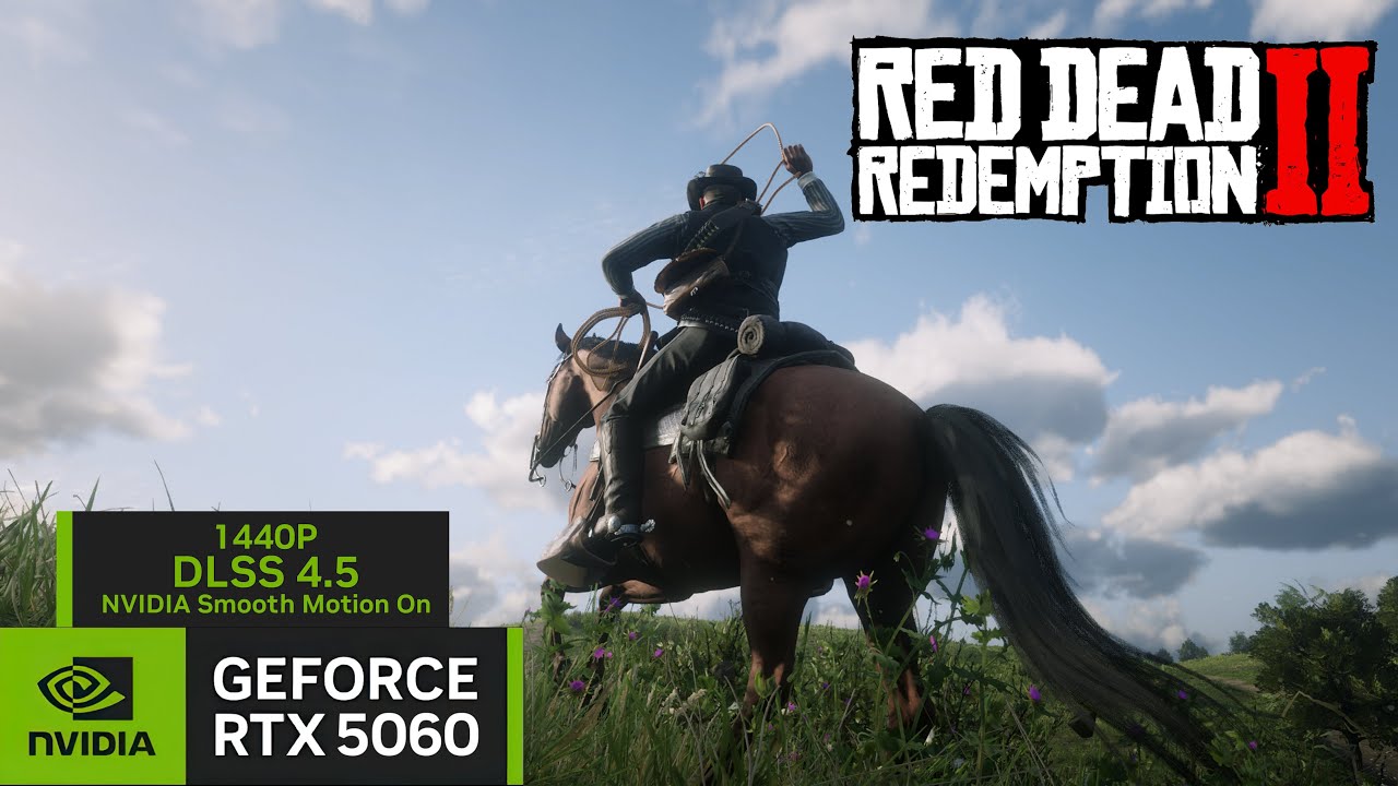 O DLSS 4.5 (Preset L)  mudou TUDO! Red Dead 2 na RTX 5060 parece outro jogo em 1440p