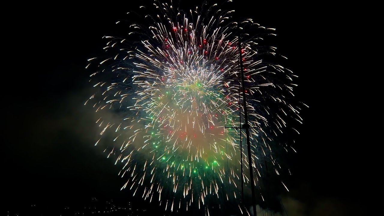 4K - FUOCHI D'ARTIFICIO - RAPALLO (GE) 2024 - SESTIERE SEGLIO - PIROTECNICA PANNELLA SRL #nightshow
