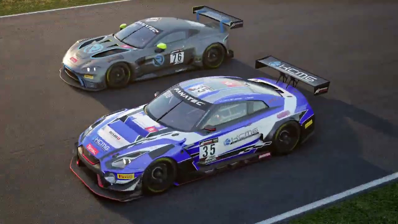 Replay Nissan GT-R Nismo GT-3 Race in Silverstone Circuit #nissangtr #assettocorsacompetizione