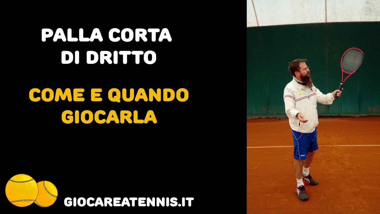 Palla corta di dritto, come e quando giocarla