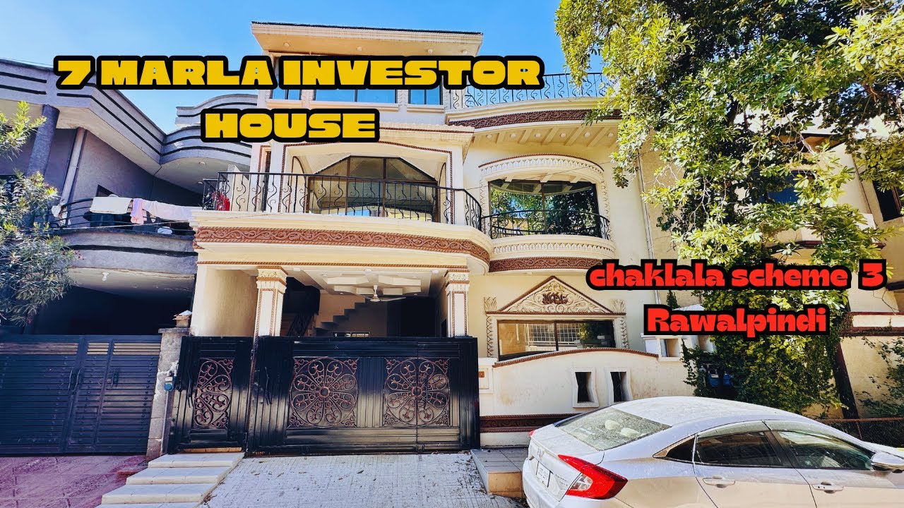7 Marla Triple Story Owner Build House For Sale in Chaklala Scheme 3 Rawalpindi