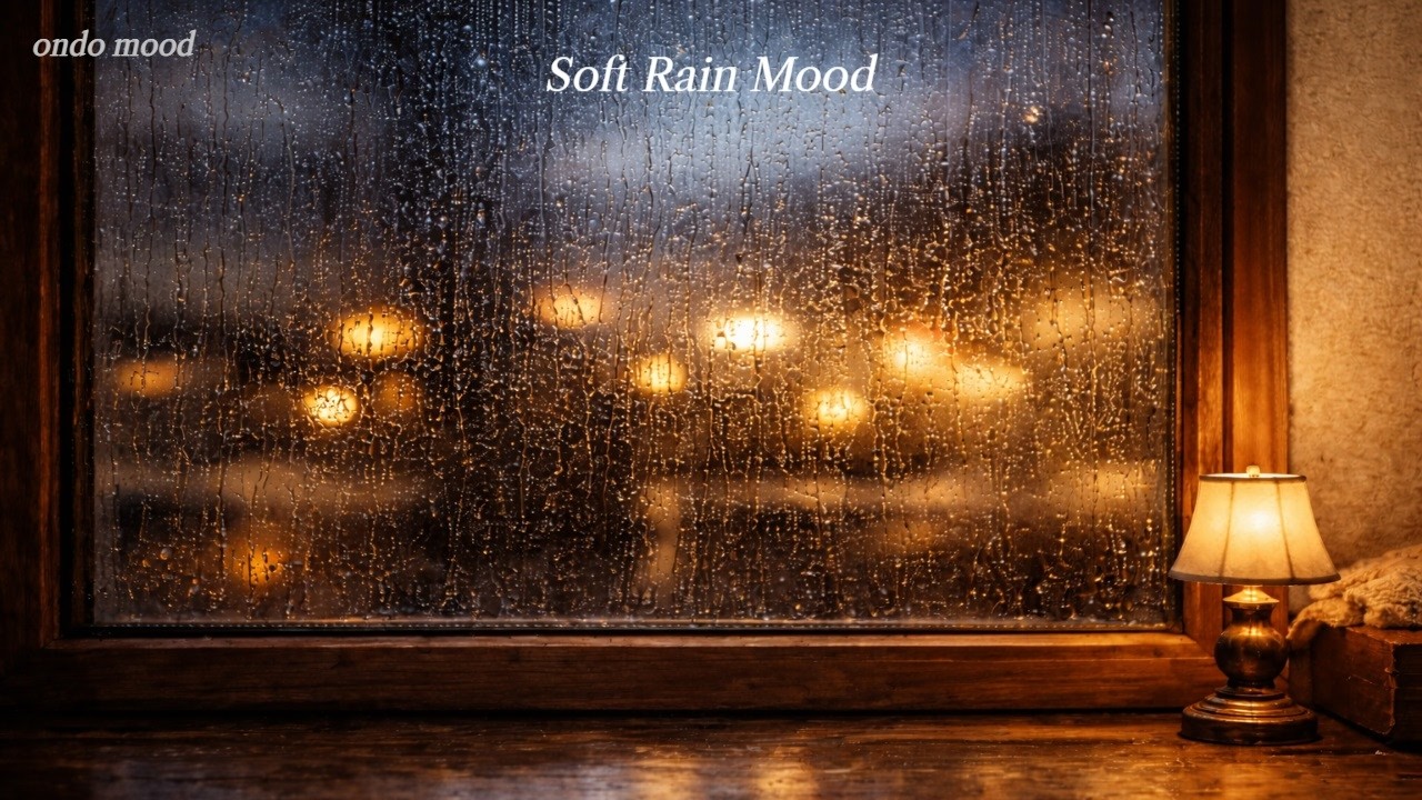 Soft Rain Mood | 창밖에 머무는 빗소리 | Playlist