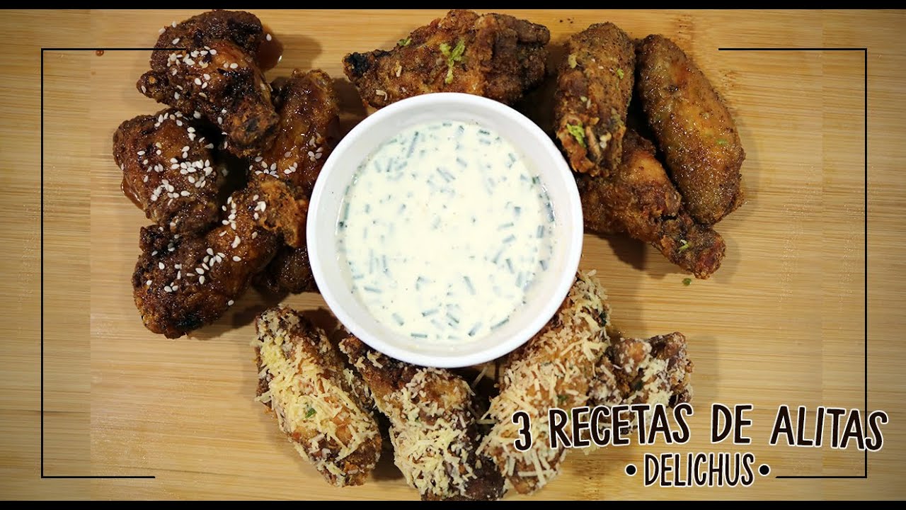 3 RECETAS DE ALITAS CROCANTES Y DELICIOSAS | Alitas crocantes con un solo ingrediente