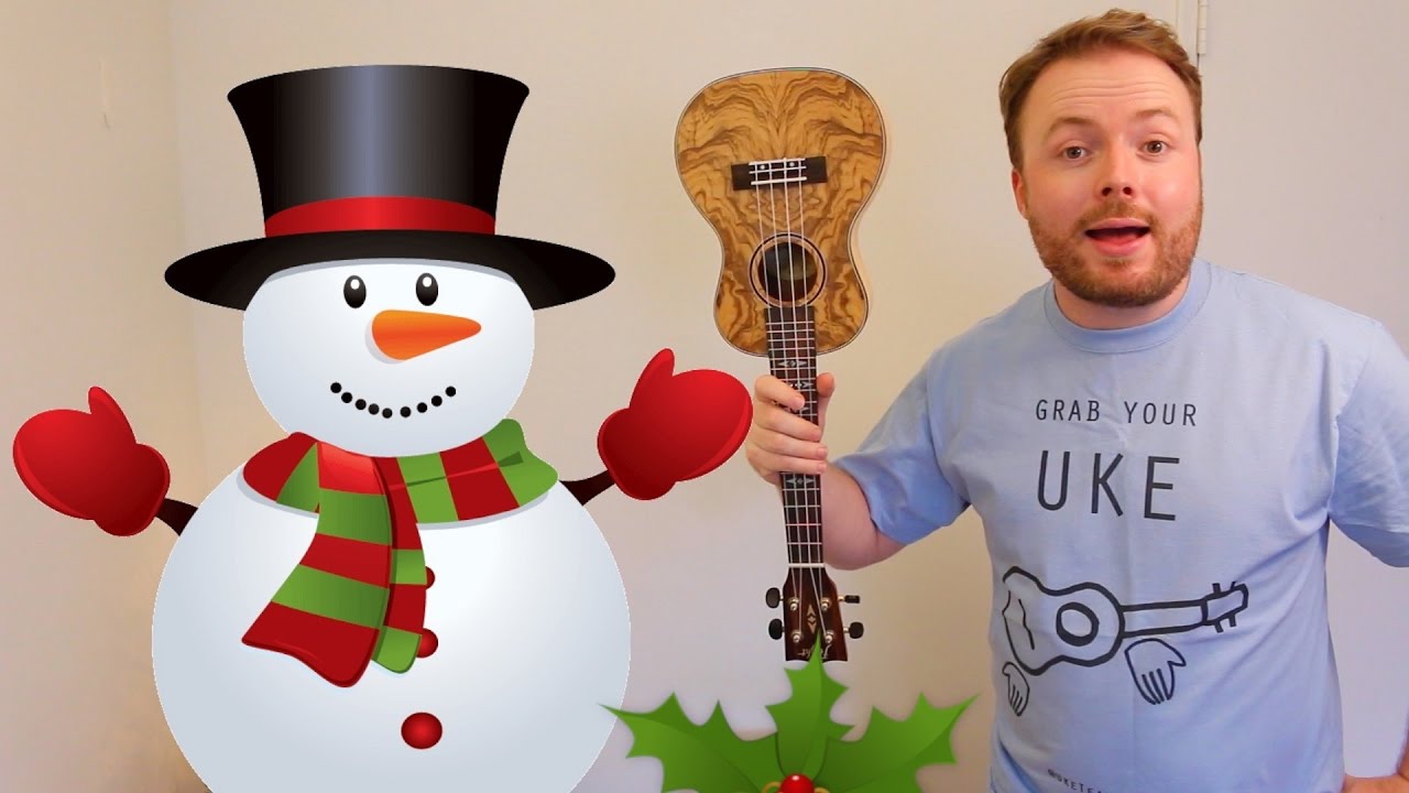 FROSTY THE SNOWMAN - FUN CHRISTMAS UKULELE TUTORIAL!