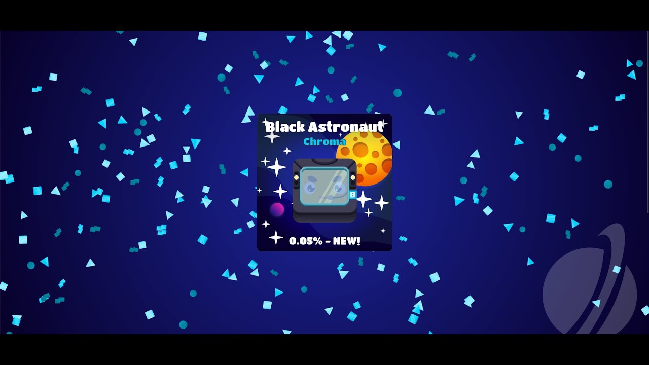 I Got Black Astronaut in Blooket