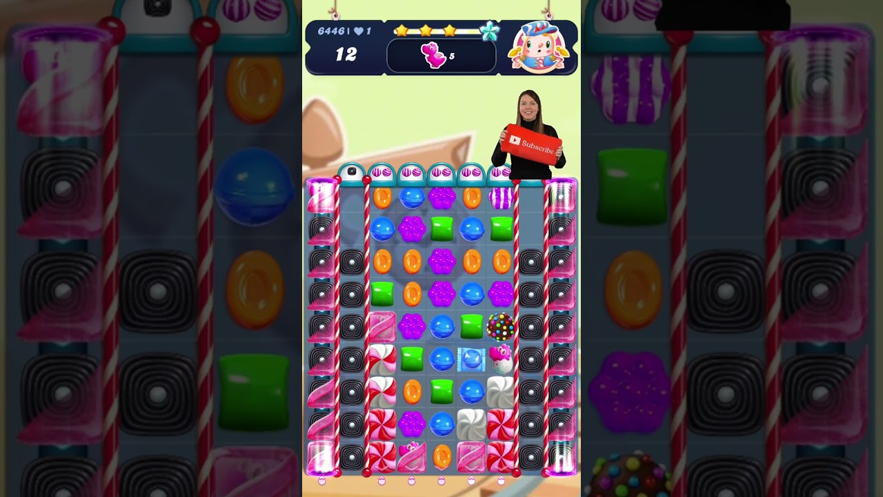 Candy Crush Saga Level 6446 | No Boosters