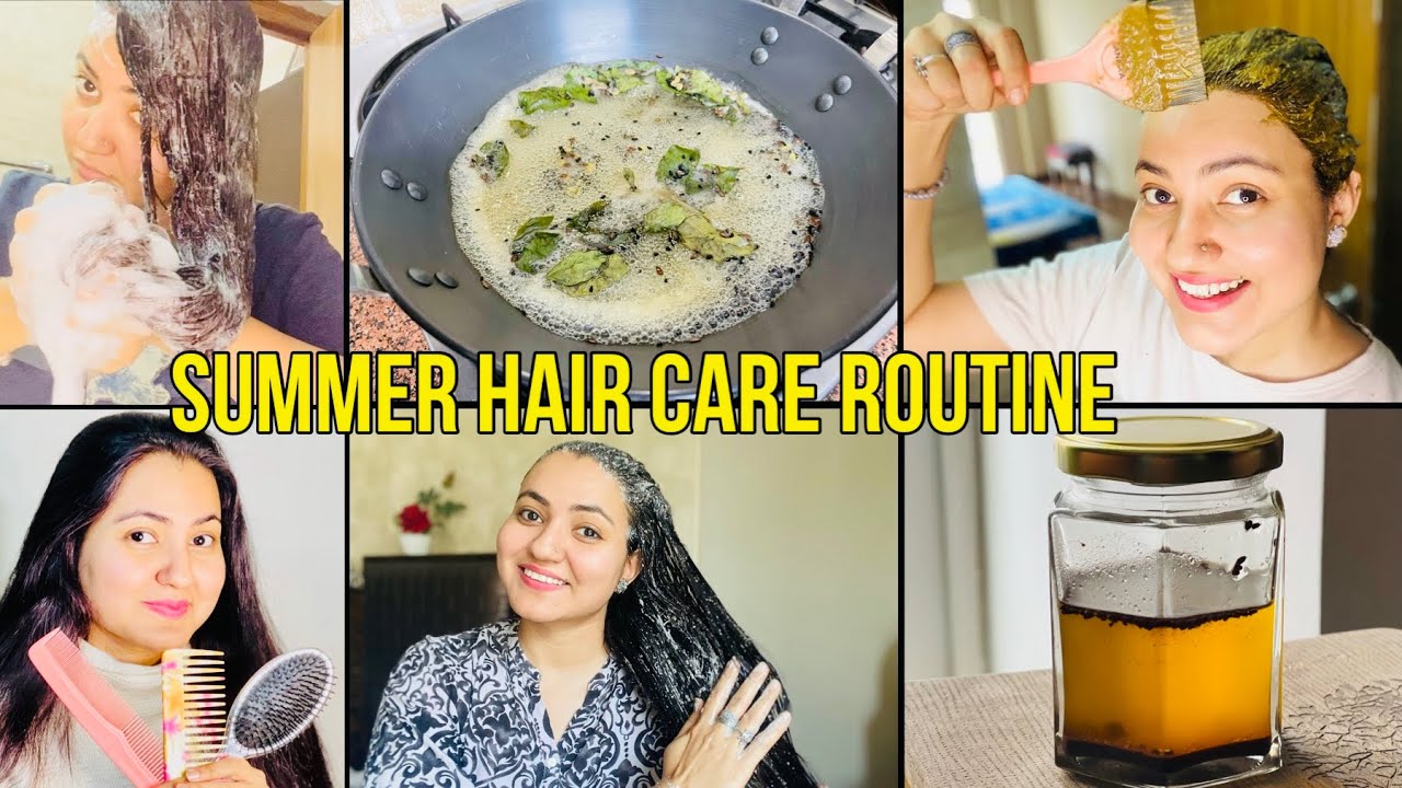 Summer Hair Care Routine (2022) For Long, Strong & Shiny Hair | Stop Hair Fall / Start Growth