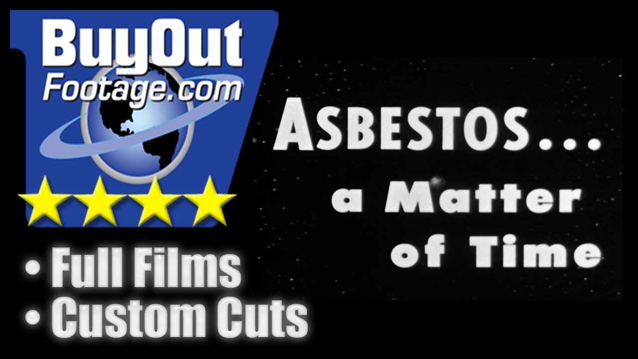 Asbestos - A Matter of Time 1950s Stock Video Archive