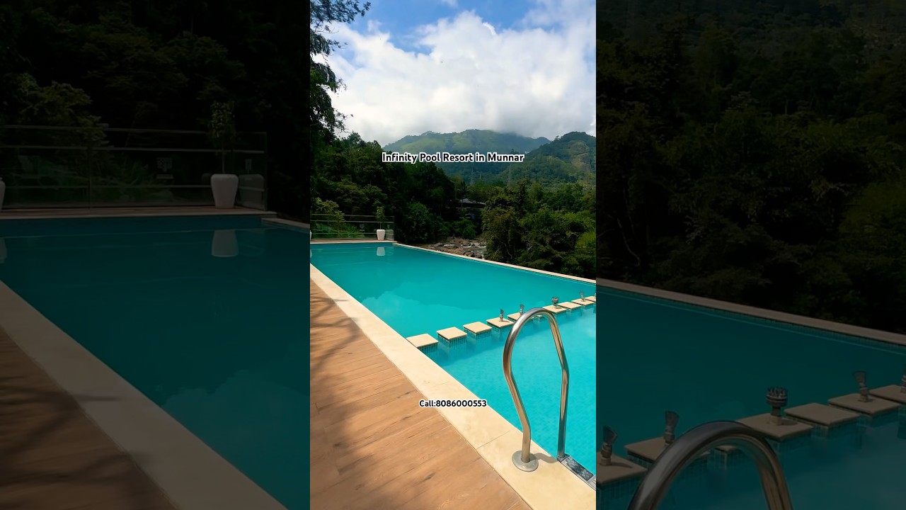 Infinity Pool Resort in Munnar | Book Vacations | call: 8086000553