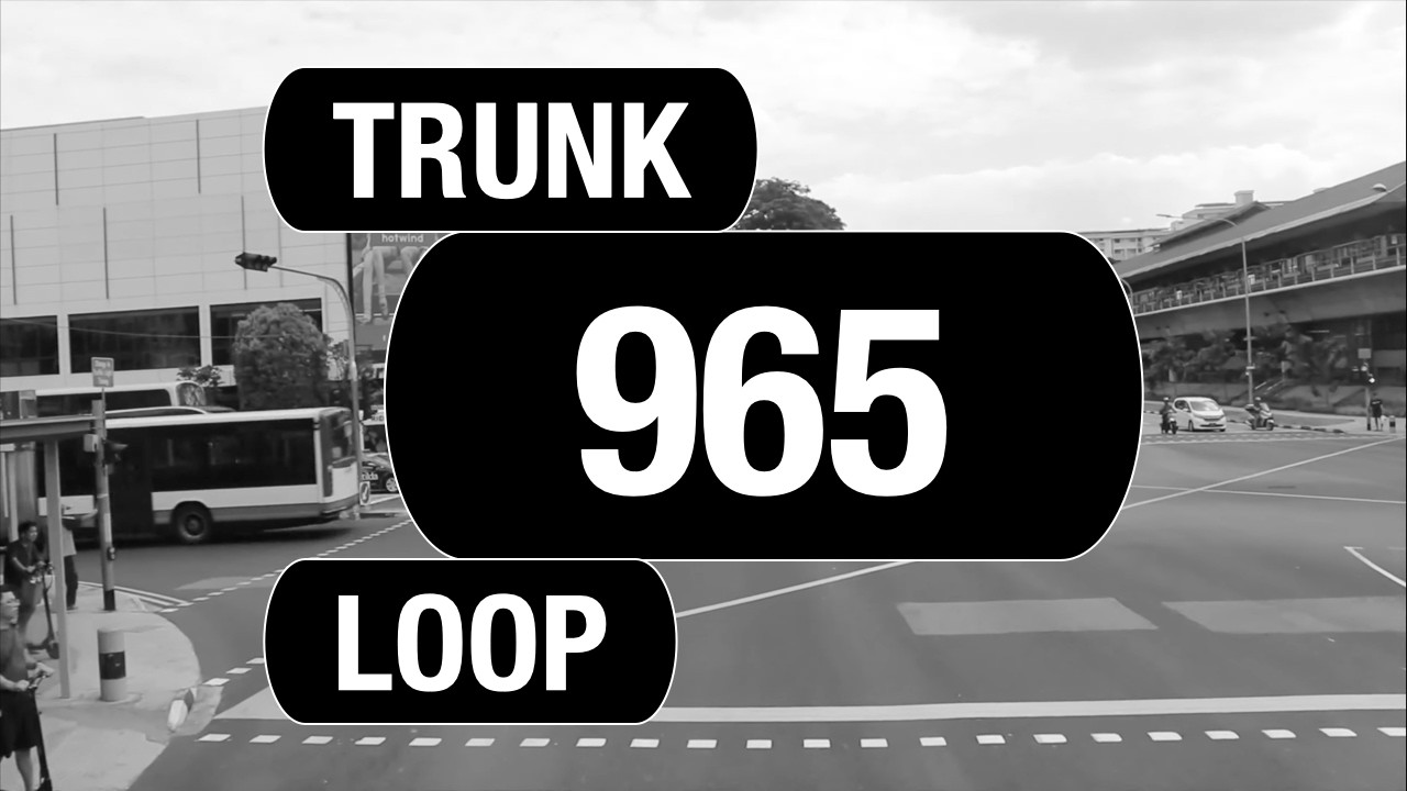 Tower Transit Trunk 965 | Bus Service Route Visual