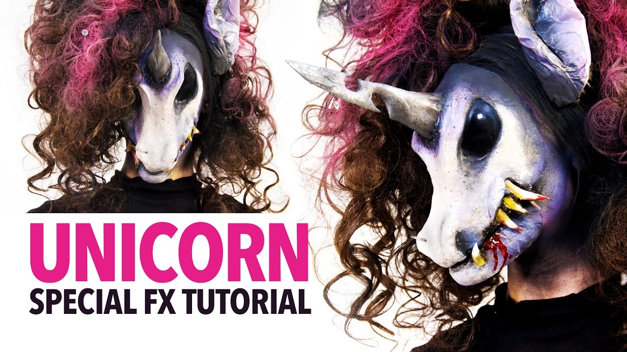 Unicorn special fx makeup tutorial (the evil one)