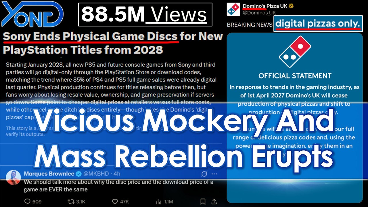Sony/PlayStation столкнулись с массовым бунтом и жесткими насмешками после отказа от физических д...