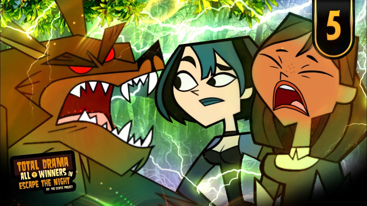 Werewolves' Wretched Race - Total Drama In Escape The Night All Winners (Ep.5)