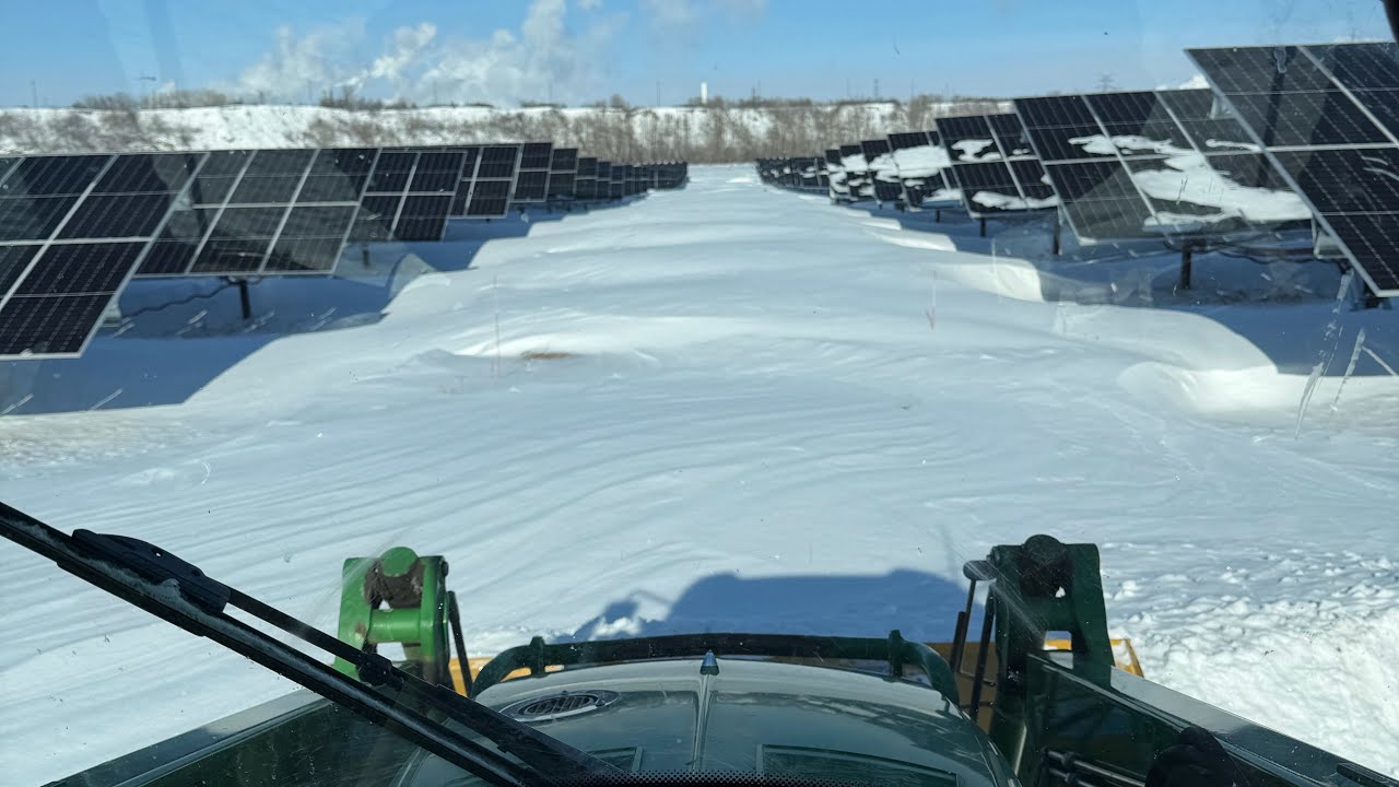 Stillness After the Storm, Plowing Roads at the Solar Farm - Part 1