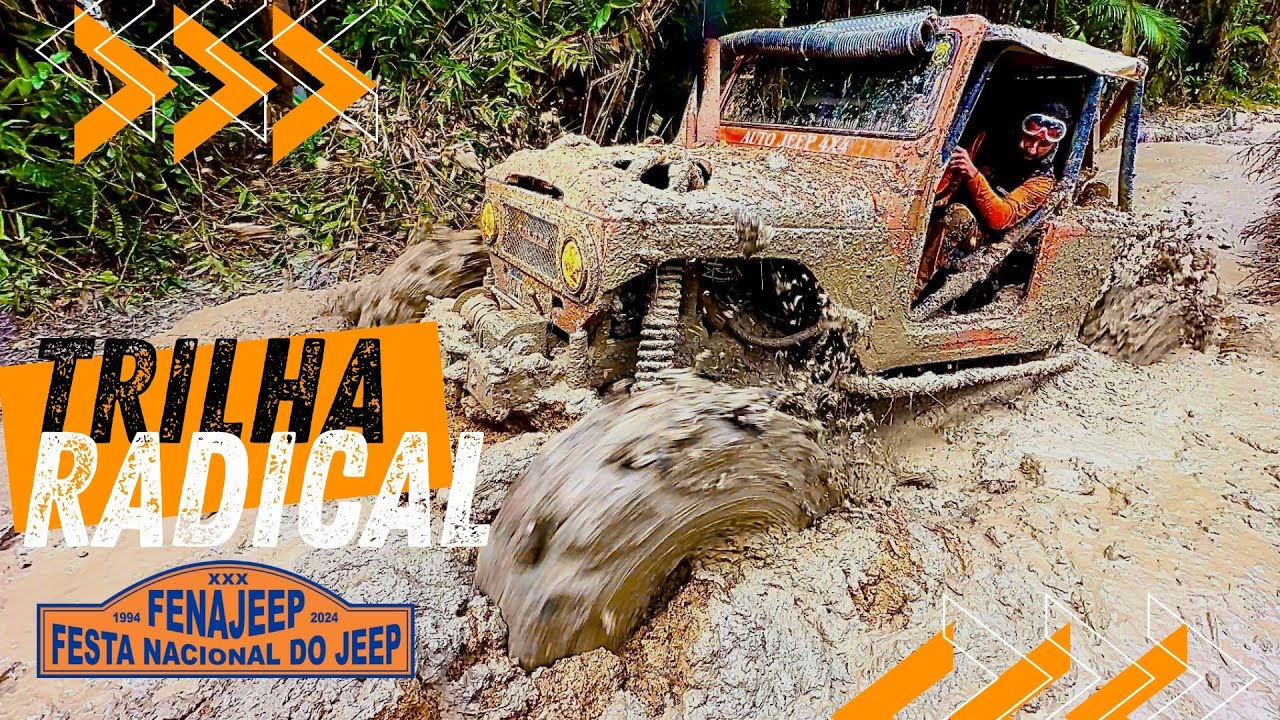 FENAJEEP 2024 Trilha Extrema Radical / #lama #4x4 #offroading #trilha #mud #trollers #toyotafj40