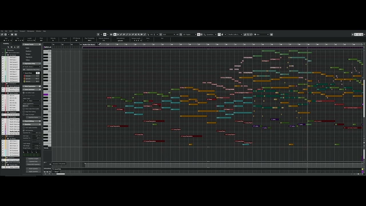 Wagner's Liebestod (Midi mockup, Vwind, Vbrass, CSS, Pacific, Vista, Berlin Sordino)