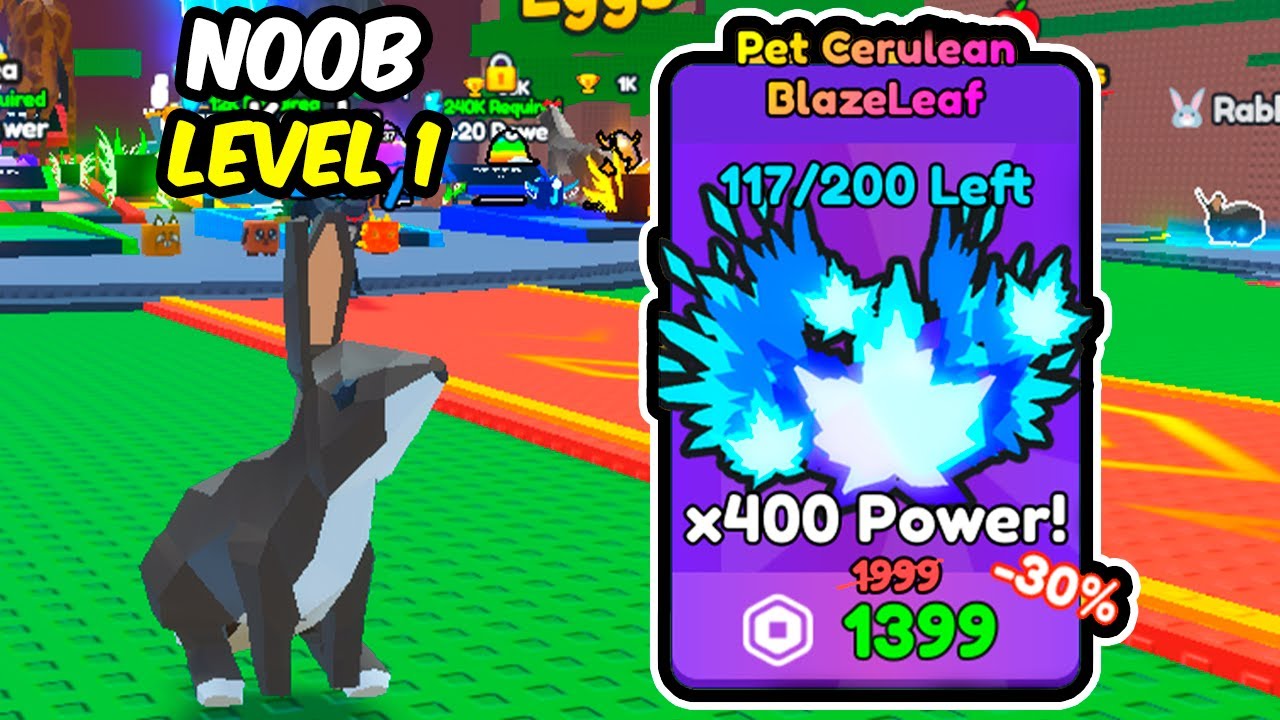 Starting Over as a NOOB with OP PET in Roblox Animal Training!