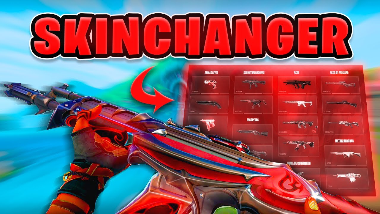 VALORANT SKIN CHANGER | DESBLOQUEIE TODAS AS SKINS COM 1 CLICK