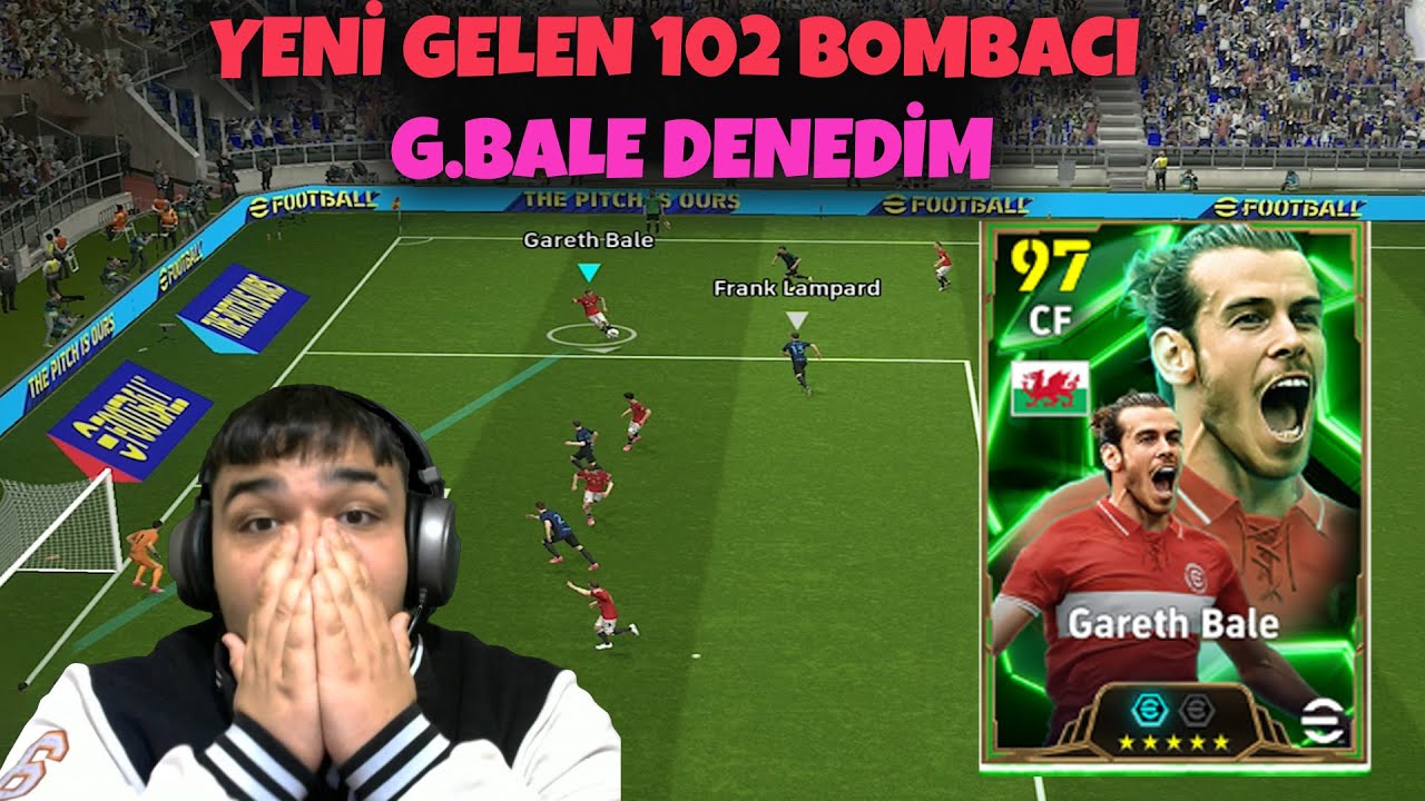 YENİ GELEN BOMBACI G.BALE İ DENEDİM!!! MÜKEMMEL BOMBA🔥🔥🤔 eFootball Mobile