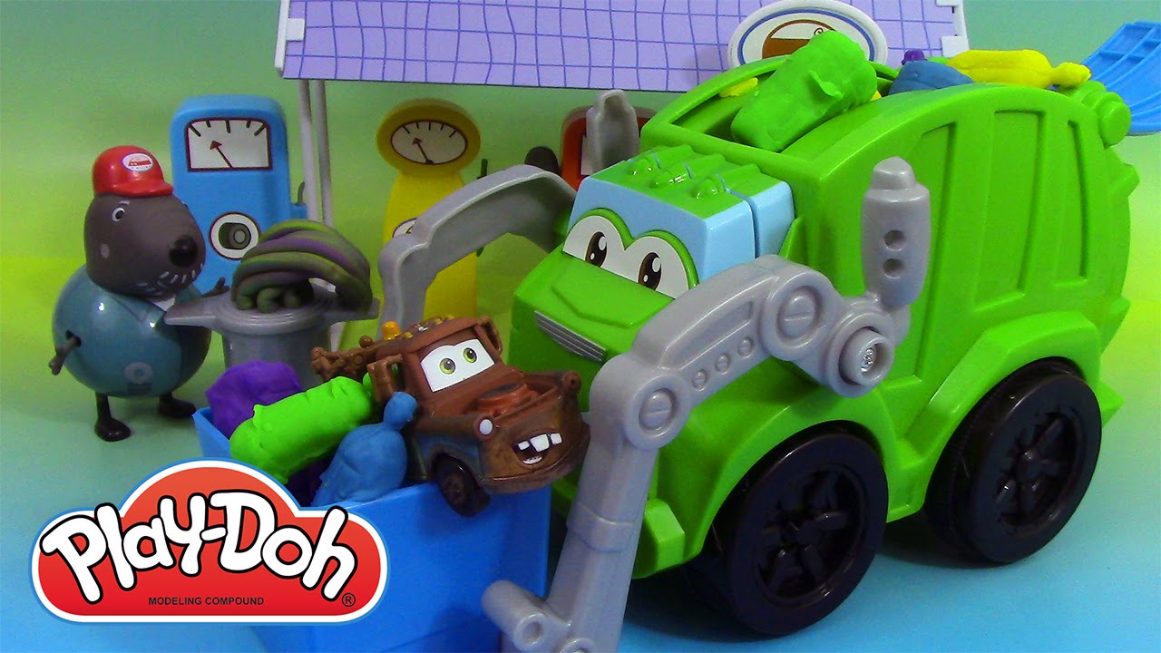 Play-doh Super Camion Poubelle Pâte à modeler Play Doh Trash Tossin' Rowdy The Garbage Truck