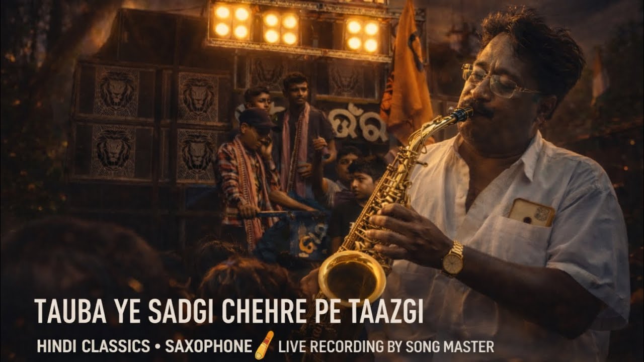 Tauba ye Sadgi Chehre Pe Taazgi // концертная запись старого классического номера SAXOPHONE от //...