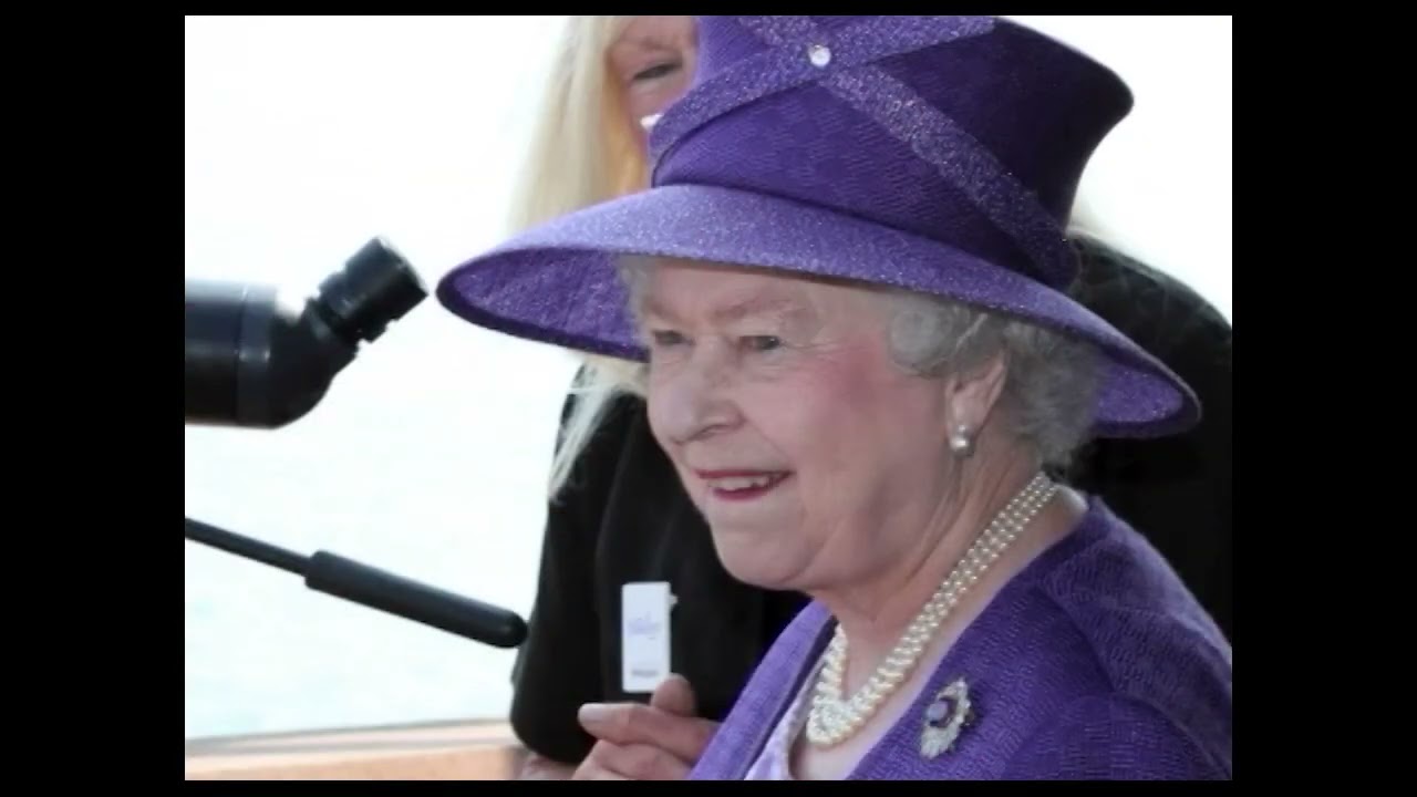 Royal Visit to North Berwick  by  Hugh Trevor