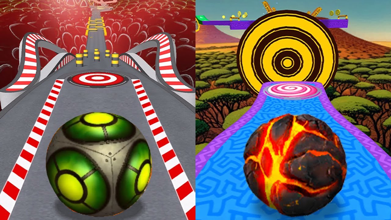 🌈 Going Balls VS Rollance Adventure Ball,Rolling Balance Ball,Temple Rolling Balls,Action Balls