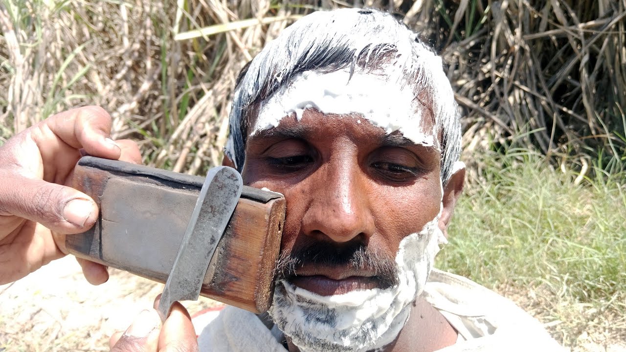 ASMR Authentic Shave With Straight Razor 