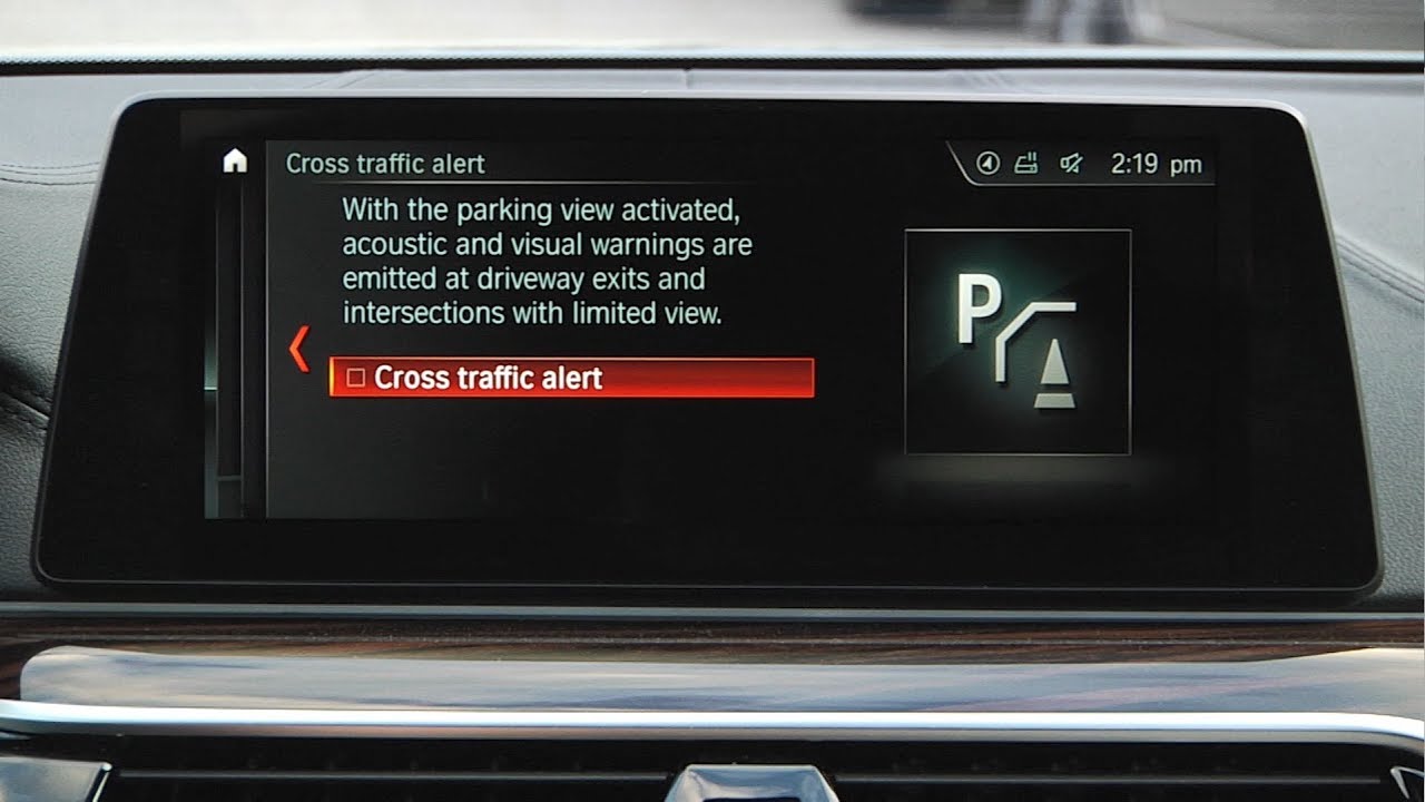 Cross Traffic Alert | BMW How-To