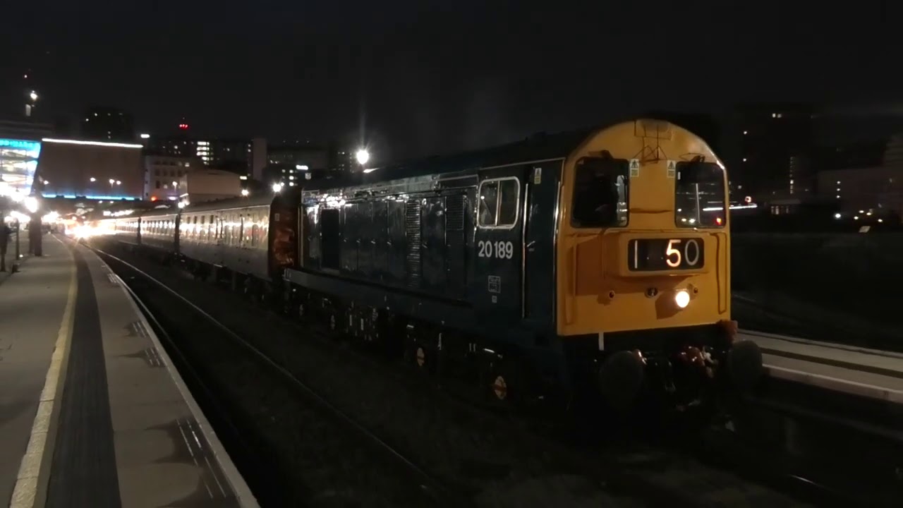 Trains at Night Compilation Part 3