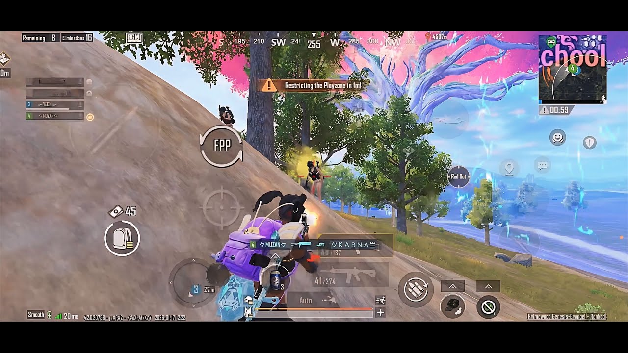 BGMI 4.2 Update 🔥 iPhone 13 60FPS Smooth Gameplay | Crazy Clutches & Long Range Spray 😱