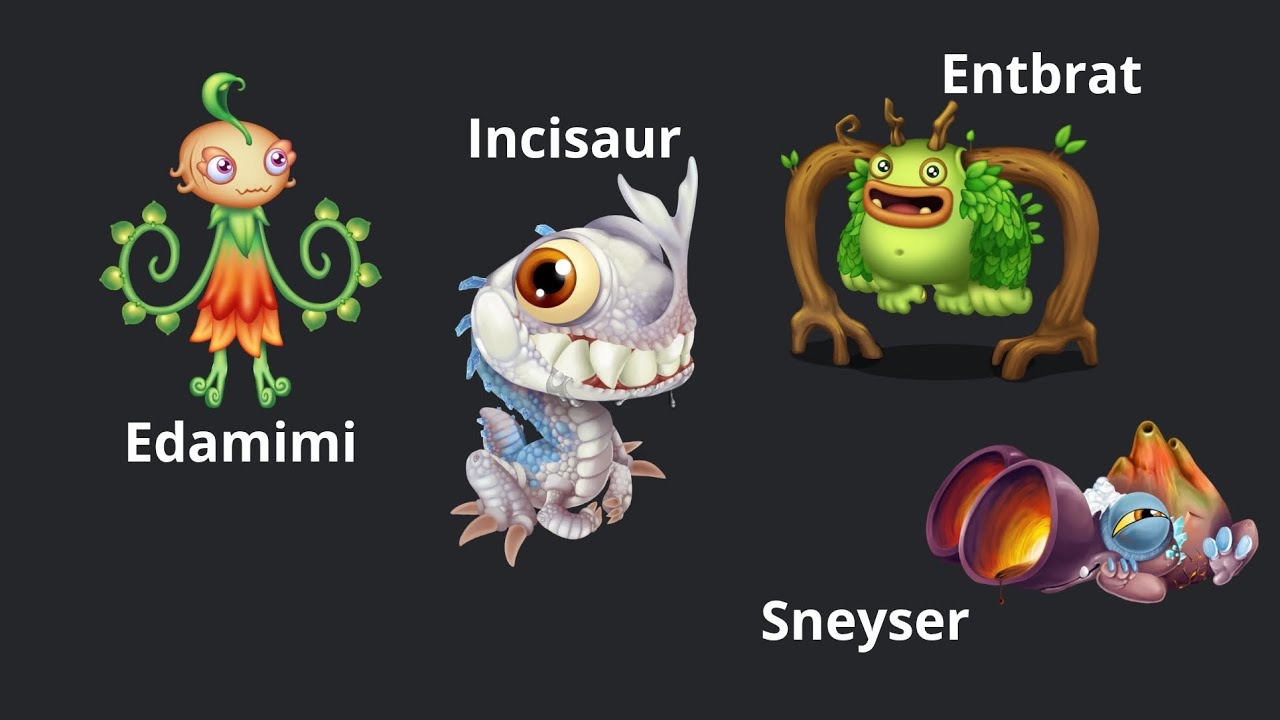 Pembiakan bayi monster 4 elemen selesai ; MSM (Dof)