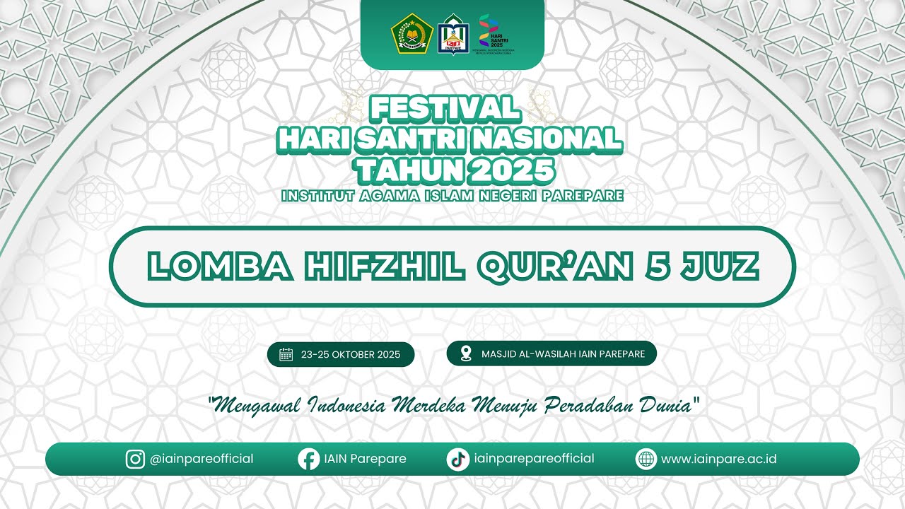 HIFZHIL QUR'AN 5 JUZ | FESTIVAL HARI SANTRI 2025