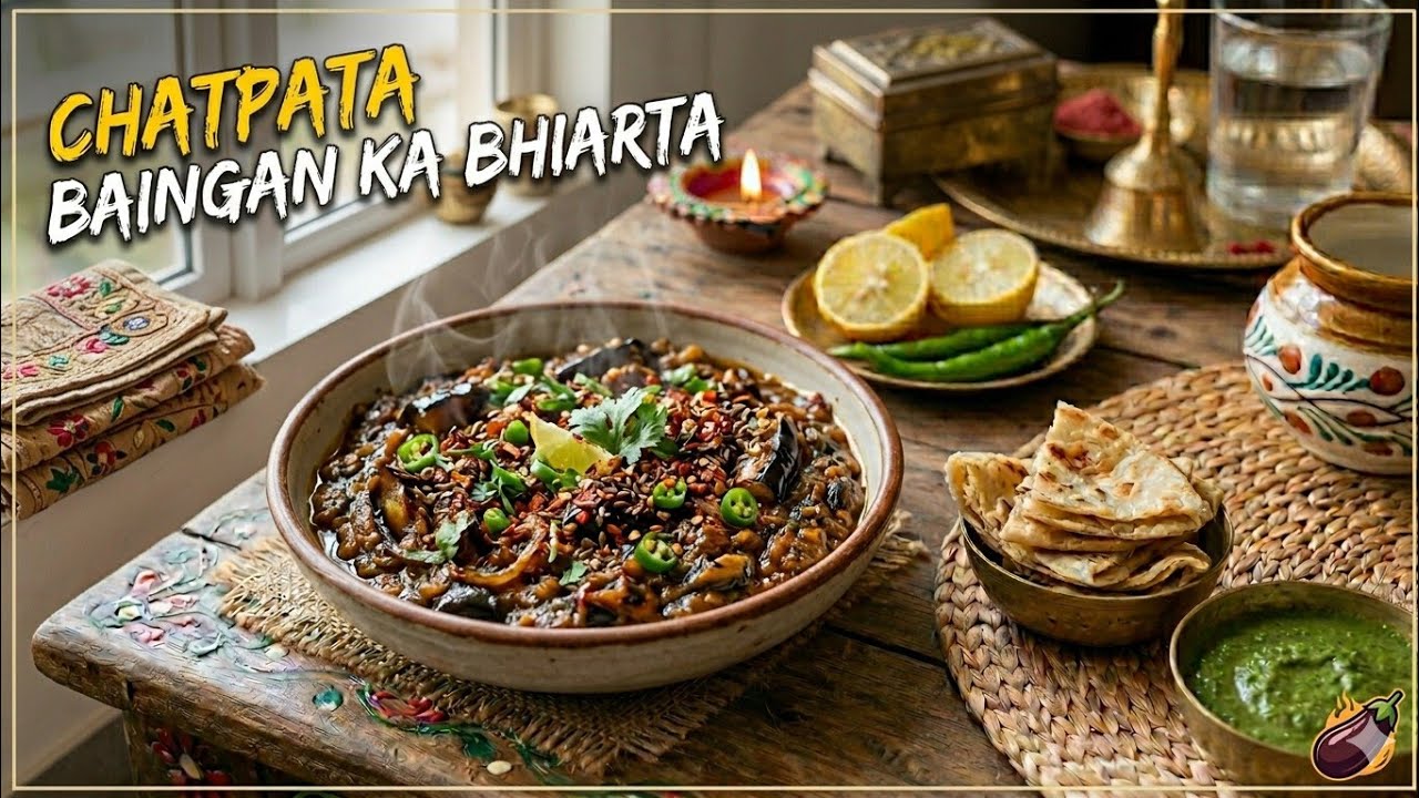 Masaledaar Chatpata Baingan ka Bharta🍆🍆🍆🍆🍆🍆😋😋😋😋😋😋😋