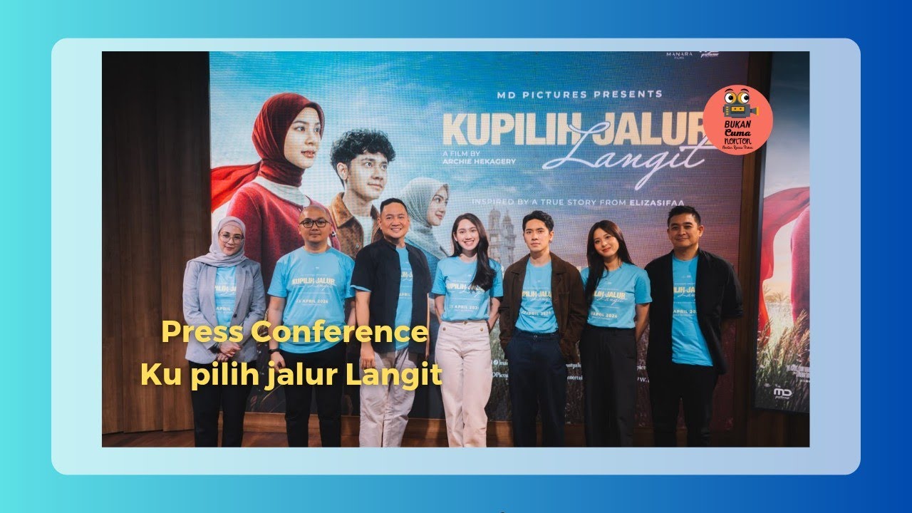 Press Conference official poster Kupilih jalur langit
