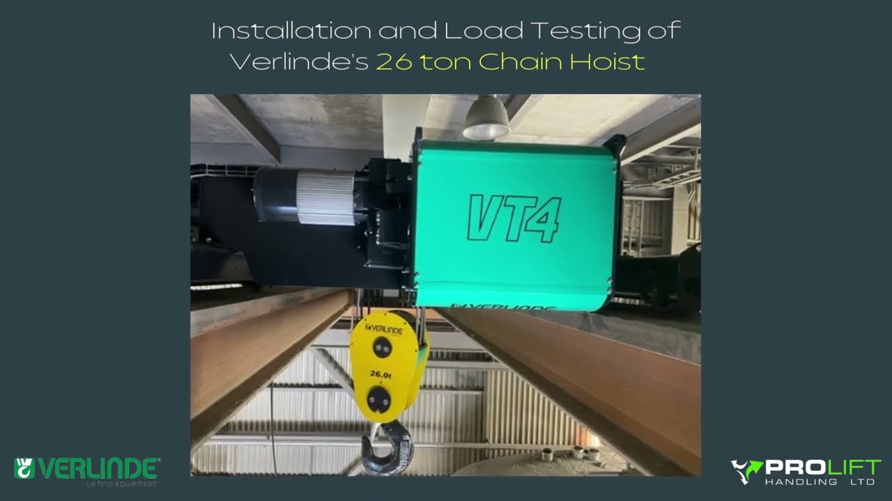 Installation and Load Testing of 26,000 KG Electric Chain Hoist