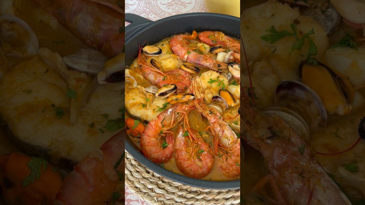 Cazuela de pescado y marisco - receta tradicional y sabrosa
