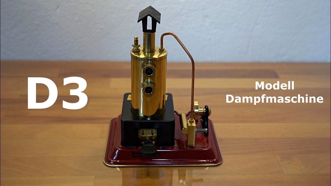 Wilesco D3 Trailer | Modell Dampfmaschine 50ml
