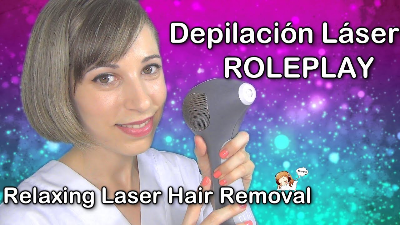 DEPILACIÓN LÁSER ROLEPLAY . ASMR ESPAÑOL . Sesión relajánte . Sonidos reales . Binaural