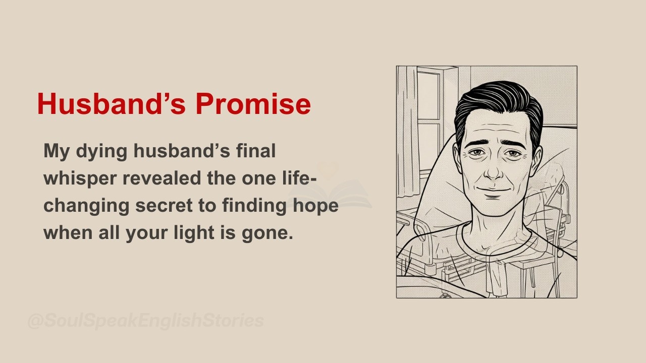 My Husband’s Last Promise Changed My Life  Emotional Healing Story| Soul Speak English Stories