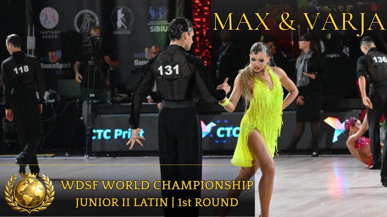 WDSF World Championship 2025: Max & Varja | The Full First Round (All 5 Dances)