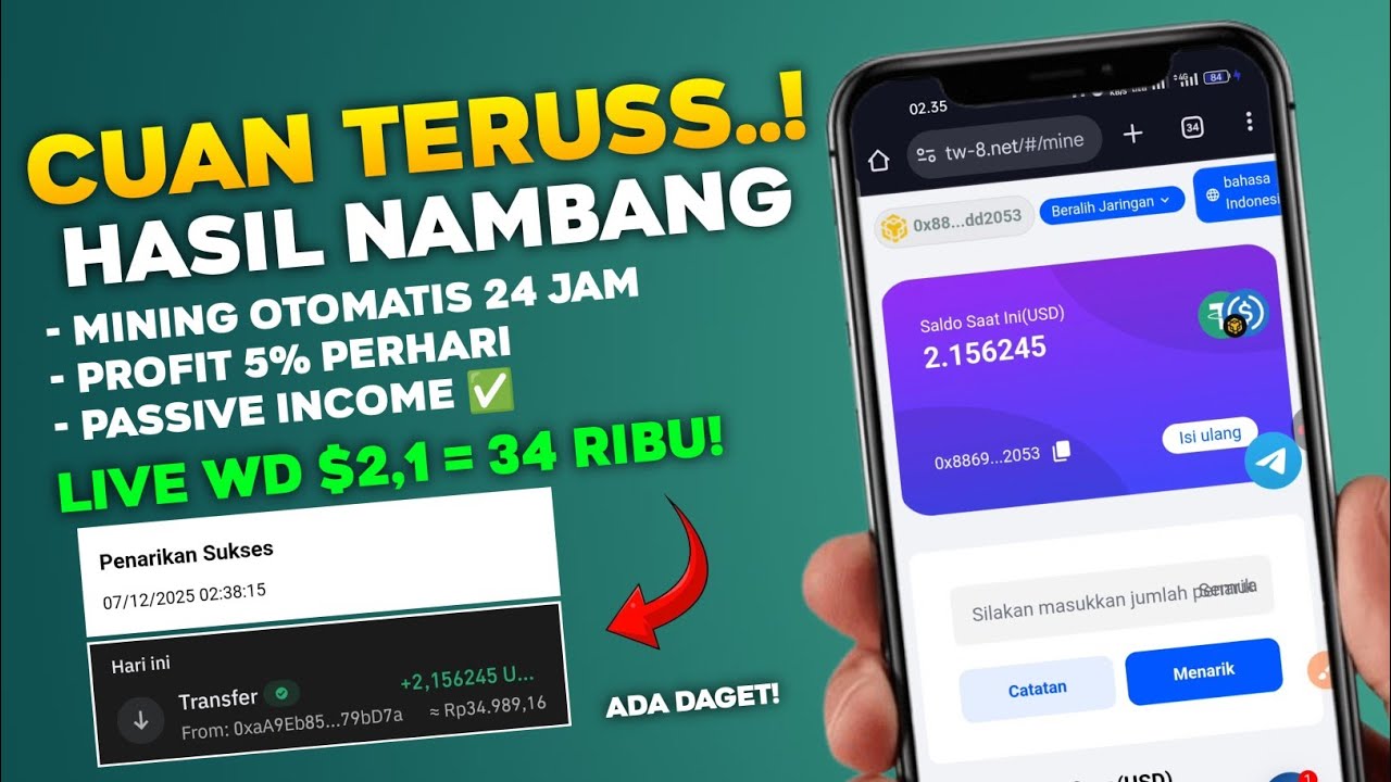 Dapat Uang! Aplikasi Penghasil Uang 2025 - Cara Menghasilkan Uang Dari Internet | Saldo Dana Gratis!