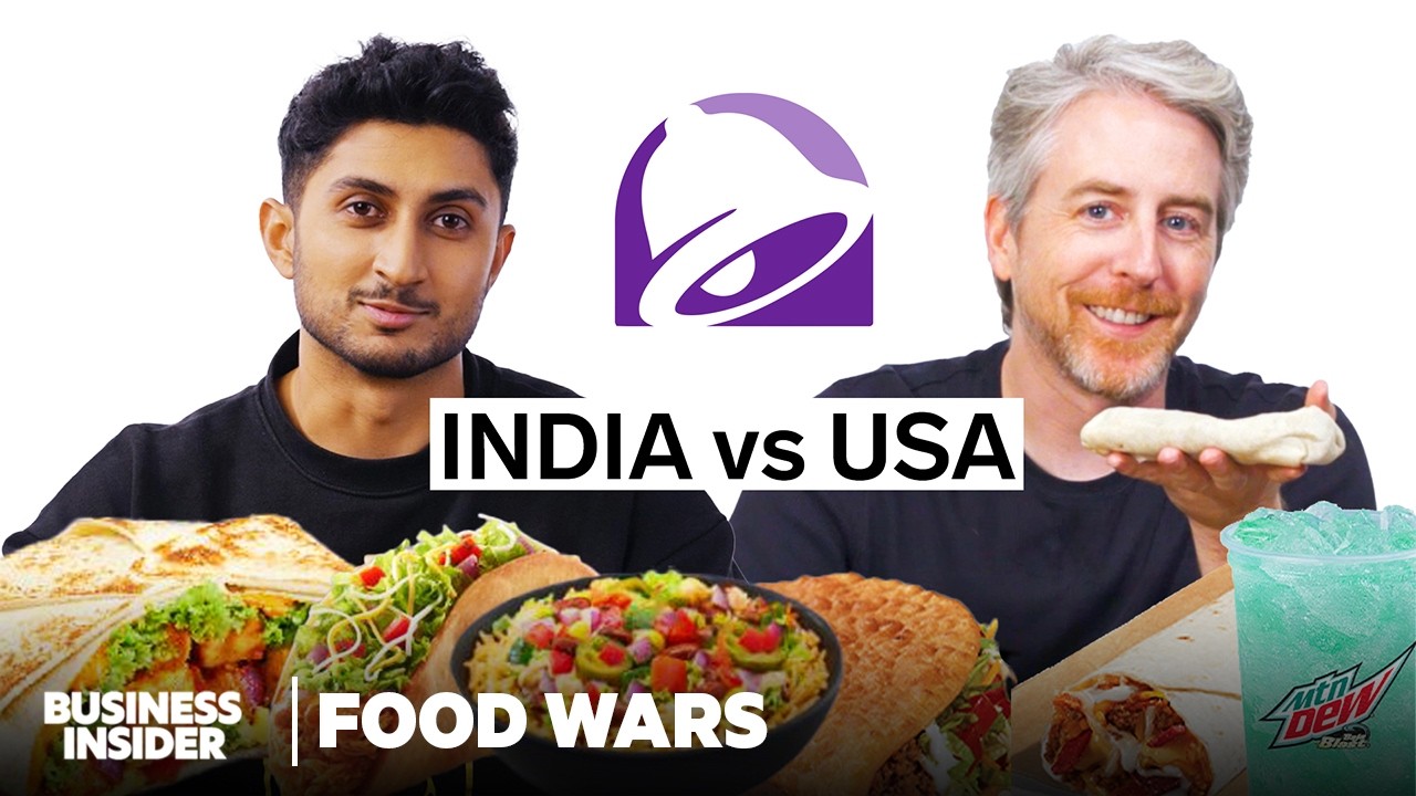 US vs India Taco Bell | Food Wars | Insider Food
