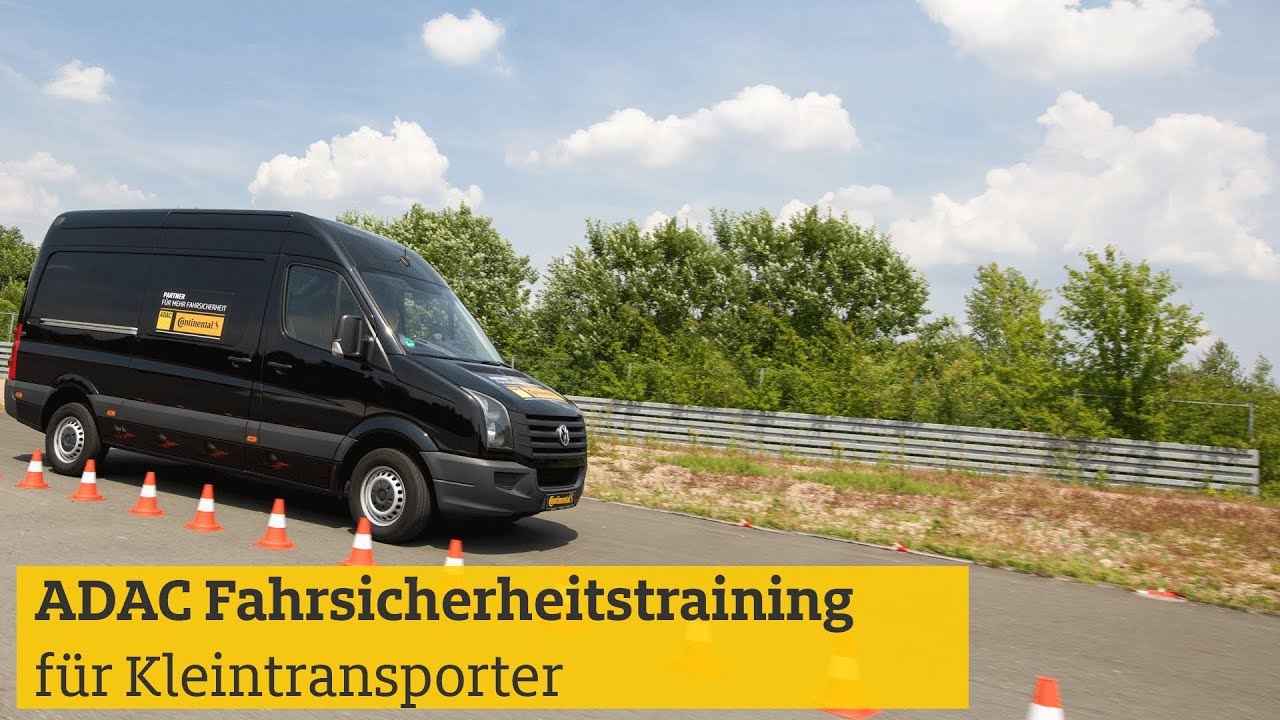 ADAC Fahrsicherheitstraining für Kleintransporter I ADAC